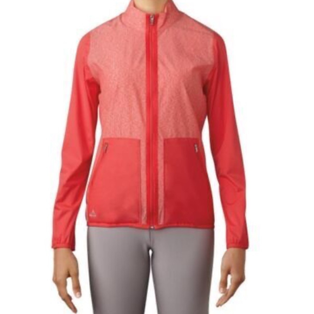 Adidas Climastorm Jacket Women’s Windbreaker Golf Hiking Lightweight Size S
